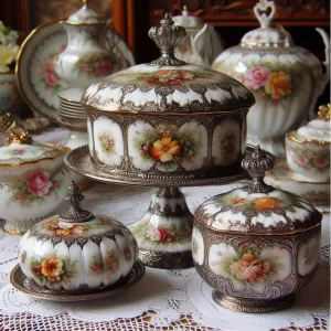 Vintage Charm: Antique Cake Stands for Tea Parties