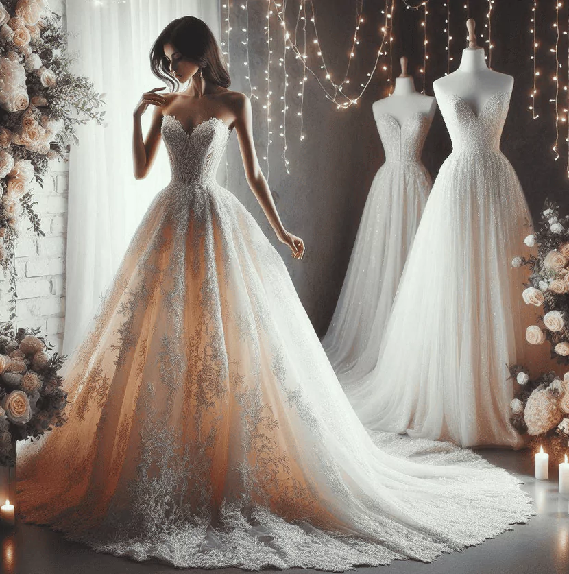 Breathtaking Sleek Elegant Wedding Gowns That Define Modern Romance